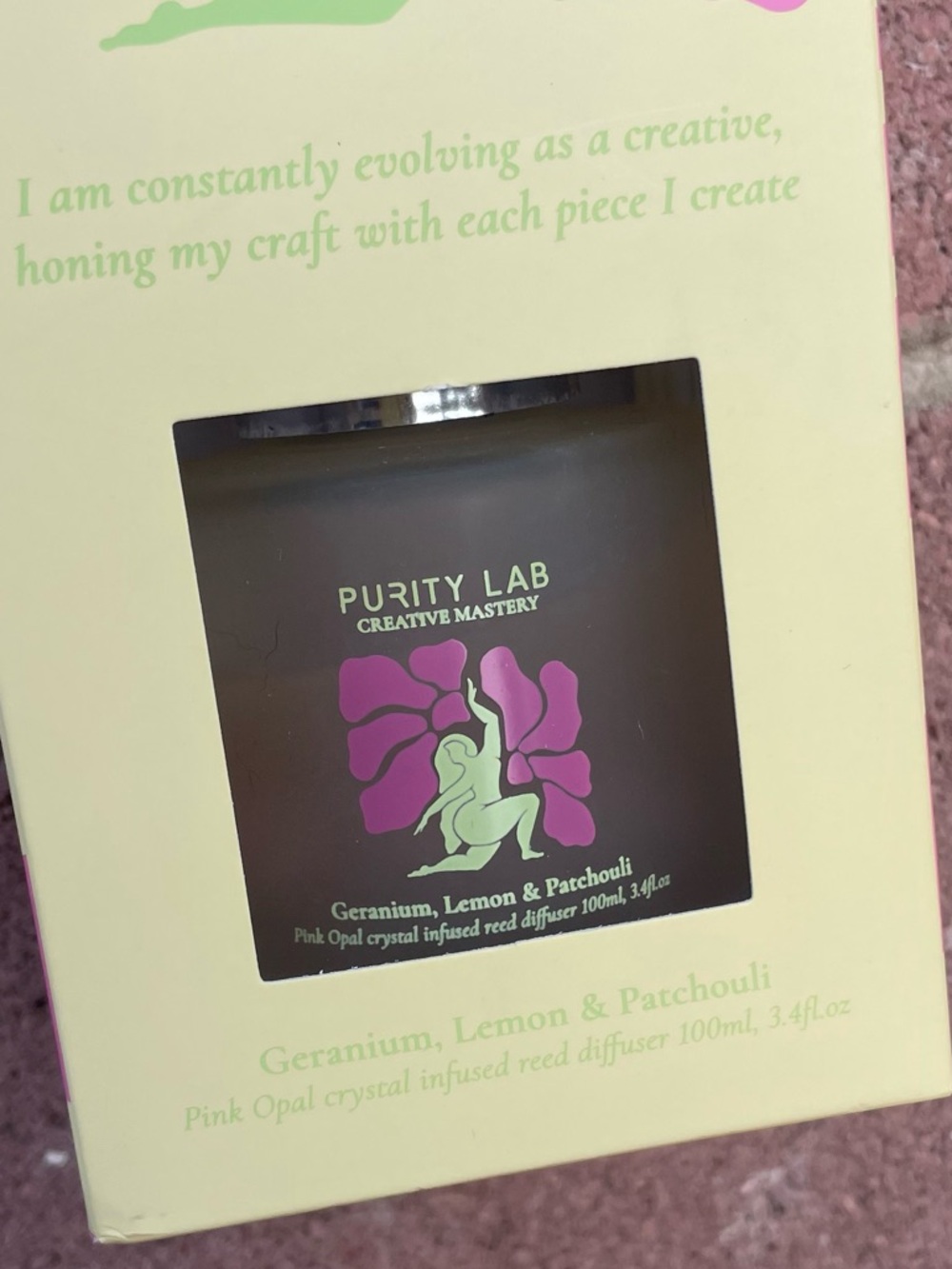 Purity Lab Reed Diffuser  Geranium, Lemon & Patchouli  100ml - Picture 5 of 7
